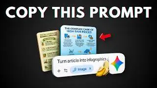 How to INSTANTLY Convert Articles into SUPERB Infographics with Gemini AI