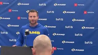 Los Angeles Rams HC Sean McVay Talks Playoff Win Over Panthers
