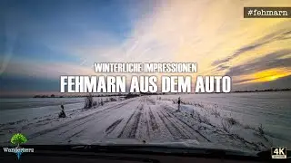 Winterliche Impressionen - Fehmarn aus dem Auto #wintervibes