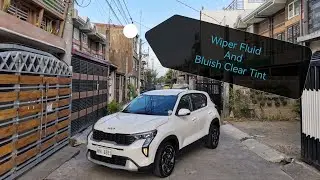 KIA Sonet 2025 our PABLO WIPER FLUID REFILL and BLUISH CLEAR TINT