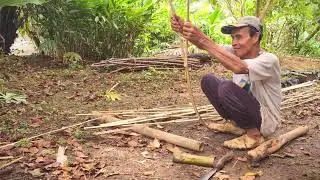 Rural Craft Painting Wood Materials #RuralAgriculture #TraditionalFarming