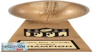 Same Day Awards Lil' Vince Gold Fantasy Football Trophy Customizable Replica
