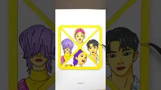 KPop Saja Boys Cardboard Smart Puzzle Game & Paper Challenge Game #kpopdemonhunters #trending
