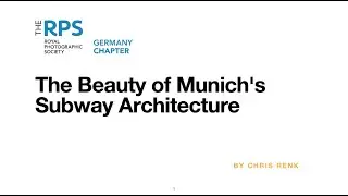 Online Talk - The Beauty of Munich Subway Architecture