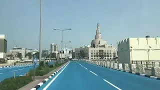 New Blue Road In Qatar