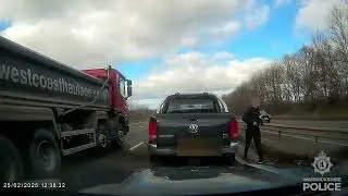 Stop in lane 3 M40