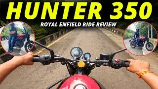 Royal Enfield Hunter 350 Ride Review 😍 | Top Speed, Mileage & Comfort Test 2025
