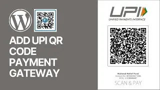 Как бесплатно добавить платежный шлюз UPI QR-код для веб-магазина WooCommerce WordPress?