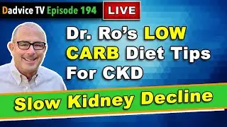 Low carb diet & weight loss tips to slow kidney function decline, prevent diabetes & live longer