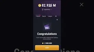 HOW TO CLAIM 2,000,000 TAPSWAP TOKENS  | HOW TO CLAIM FREE COINS FROM TAPSWAP CINEMA #crypto