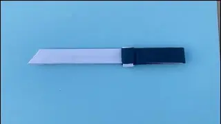 Origami Paper Knife | Step-by-Step Paper Folding Tutorial | No Glue, No Cutting