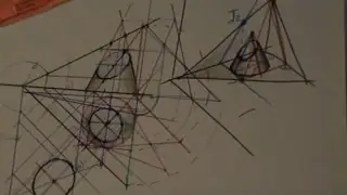 Sección de cono por plano oblicuo en diédrico