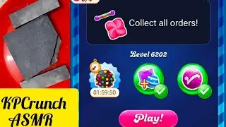 Candycrush game with Satisfying Crunch Sound ASMR //
