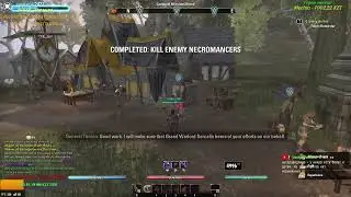 TESO pvp noCP  СтамСорк - Лучник стекло-пушка и НБ в группе