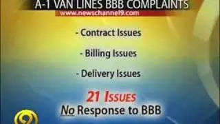 A-1 Van Lines Investigation News Channel 9 Chattanooga Tenne