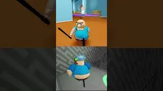 Jumpscare Escape Baby Bobby Daycare Obby Vs Oompa Loompa Barry's Run #roblox #obby