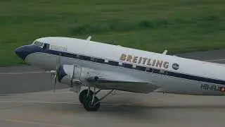 77歳の老兵 ダグラス DC-3 離陸！！ ＠福島空港 R/W01