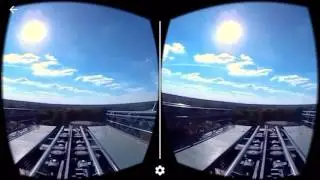 VR Thrills Baron 1898  SBS VR Roller Coaster for Google Cardboard 1080p