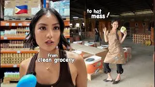 LIFE IN +63🇵🇭 clean grocery.. turned into a HOT mess !