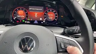 Vw Golf MK8 2021 2022 2023 Процедура сброса проверки и обслуживания масла