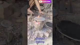 🥦🥕🌽amazing kk🌽chakku#dailymetal workingmetal artsbladeshammersforged steelblacksmith art studioblade