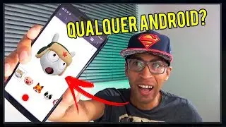 SAIU!!  ANIMOJIS PARA  QUALQUER ANDROID? ID&Ecirc;NTICO!!