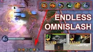 Dota 2 Custom Hero Chaos - Nyx Endless Omnislash & Multicasting Impale