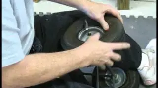 Как установить маленькую шину на колесо