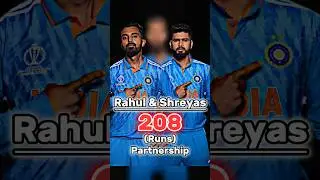 Highest Partnership in ODI World Cup 2023 #cricket