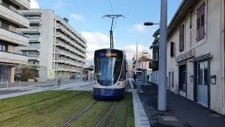 Le Tram 17, et la piétonnisation de la Rue de Genève. Gaillard - Ambilly - Annemasse #tramway