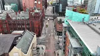 Manchester skyline view