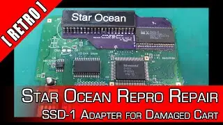 [Retro] Star Ocean Reproduction Repair - Adapter for damaged SDD-1 cart