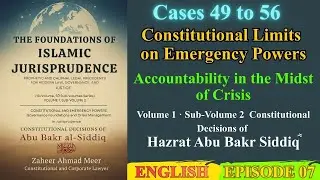 EPISODE 7 &ndash; Constitutional Limits on Emergency Powers: Accountability in the Midst of Crisis