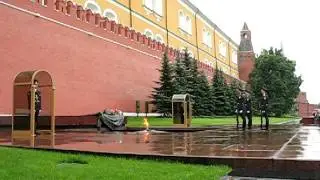 The Unknown Soldier's Grave at the Kremlin in Moscow