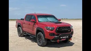 4x4 Off Road in San Luis Pass.  Tacoma TRD PRO