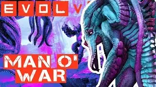 Evolve: Man O' War Kraken Skin All Stages