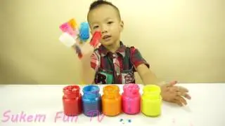 Finger Family Song   Body Paint Learn Colors with Finger Song Nusery Rhymes Sukem Fun