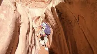 Hiking Utah's very popular Little Wild Horse Slot Canyon