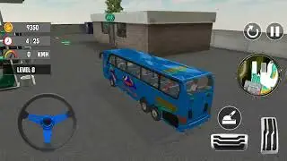 Mud Bus Offroad Driving Simulator 3D - Mountain Uphill Coach Bus Driver 2022 - Android GamePlay