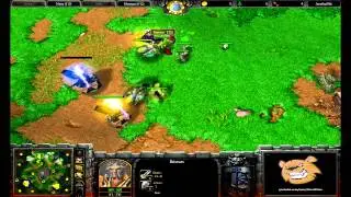 [HD.WC3#132] Ted+Fly vs Yumiko+TH000 - UOvsHH - WFDC Game 1 - Warcraft 3 Replay [FR]
