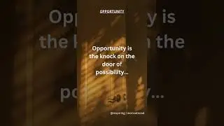 When #opportunity knocks on your door. #inspiration #motivation #inspirational #motivational #quotes