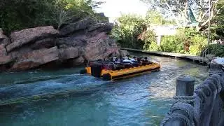 Islands of Adventure - Jurassic Park River Adventure Exit Safety Announcement