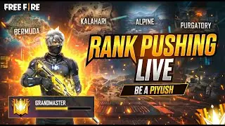 I'M NOT STOPPING UNTIL GRANDMASTER! 👑 Rank Push 1v4 Gameplay | Free Fire LIVE