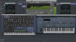 Arturia JUP-8000 V vs Roland JP8000 Hardware Supersaw V2