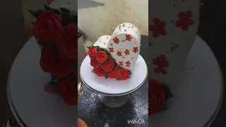 Velentine day special heart shape cake easy decoration ideas anniversary cake design 2025 cakedesign