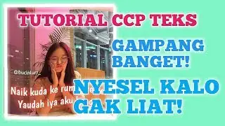 TUTORIAL CCP TEKS GELOMBANG.....GAMPANG BANGET! NYESEL KALO GAK NONTON || lunacahayafihtri.
