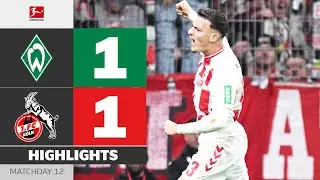 EL MALA Secures Draw! | WERDER BREMEN - 1. FC K&Ouml;LN | Highlights | Matchday 12 &ndash; Bundesliga 2025/26