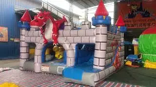 Dragon's Keep: LilyToys' Magical Inflatable Castle Adventure!