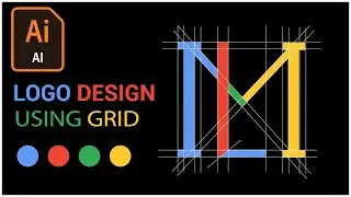 Grid Logo Design Illustrator (cc) | Monogram Logo | How To Make Logo Grid (2021)