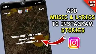 How to add music and song lyrics to instagram stories | Full Guide